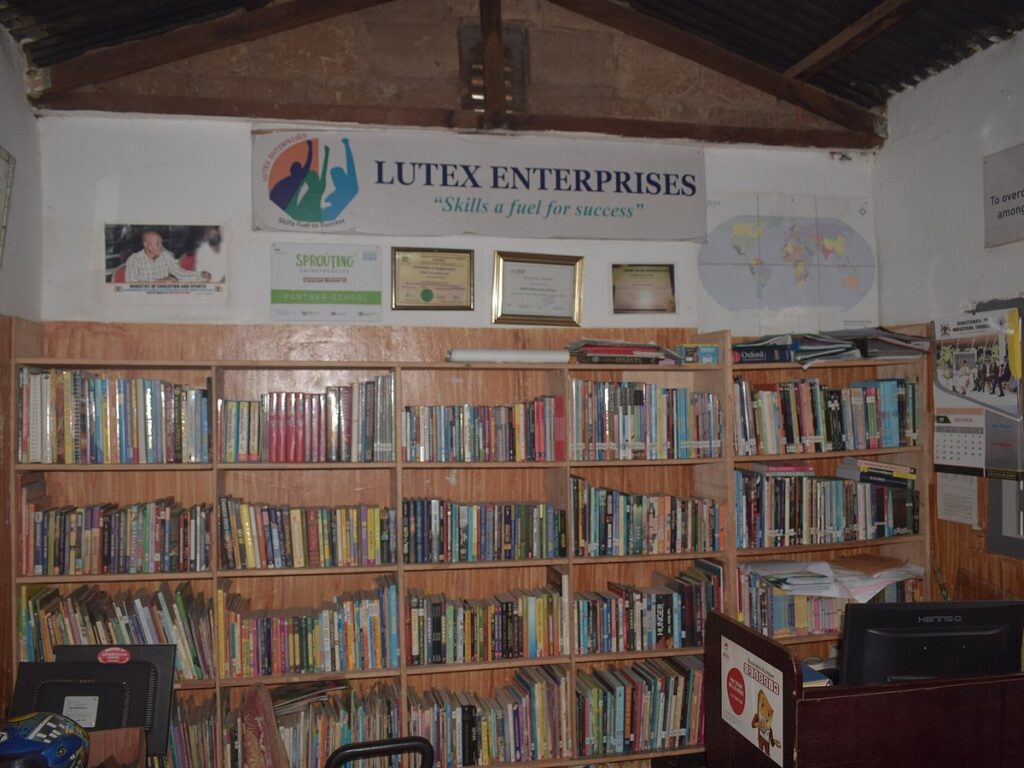 Lutex Community Library, Mukono, Book Shelves 02