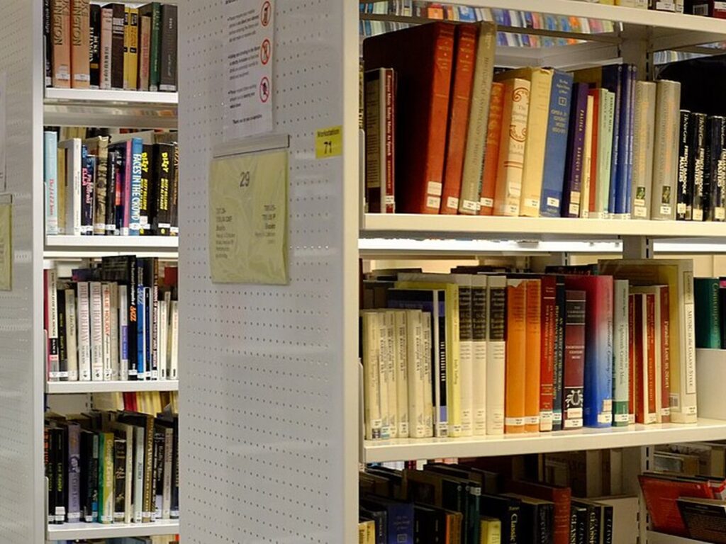 South Library shelves (14432731523)